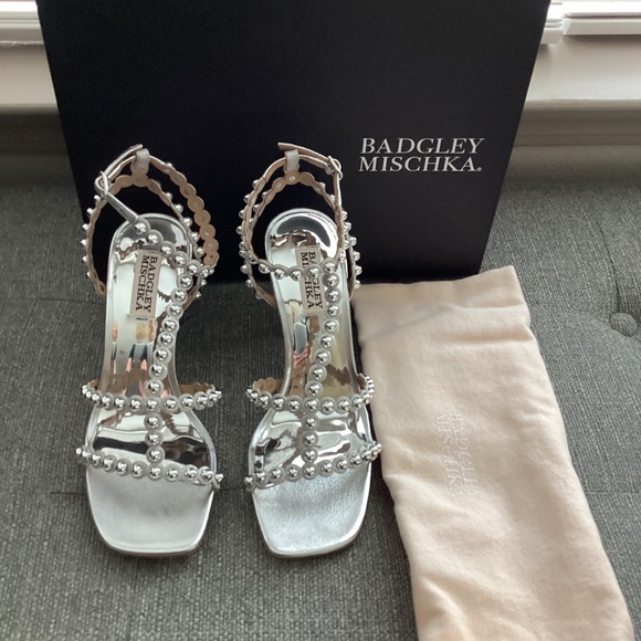 Badgley Mischka Collection Camilia Square Toe Sandal (Women), size 7M - Picture 1 of 14